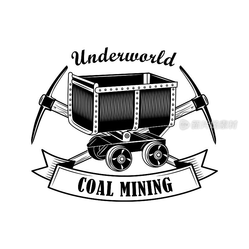 Miners tools vector illustration
